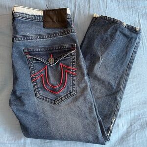 True Religion × Manchester United Denim Jeans (Limited Edition Collab) Size 34